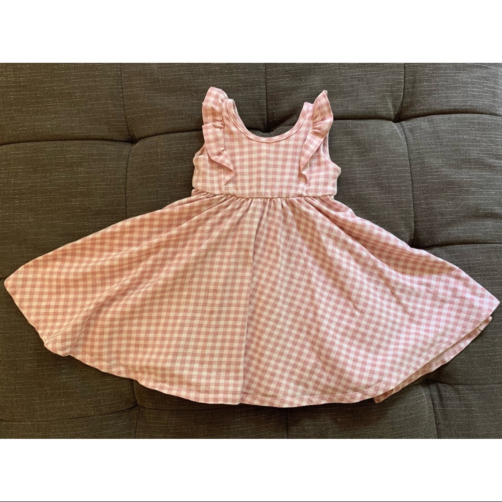 Remie Girl gingham swing dress